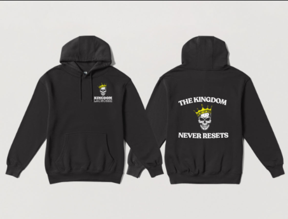 Kingdom Lacrosse Hoodie “The Kingdom Never Resets”