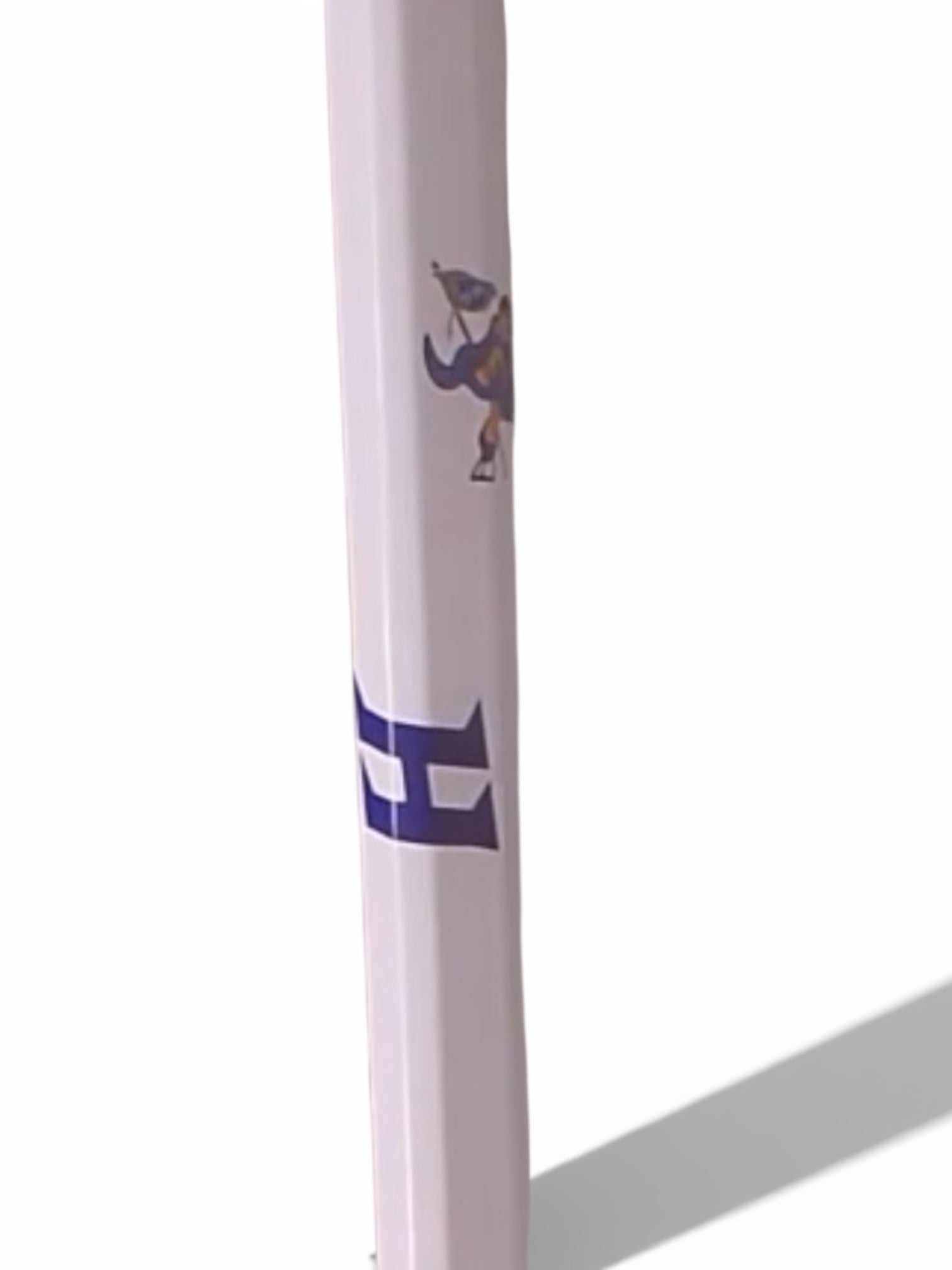 Custom Herricks White Faded to Blue Kingdom Carbon Fiber Lacrosse Shaft