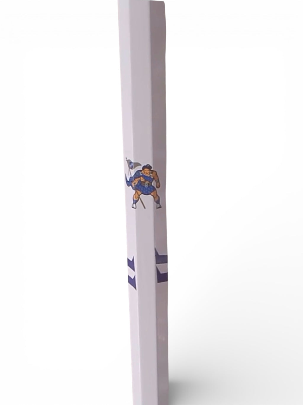 Custom Herricks White Faded to Blue Kingdom Carbon Fiber Lacrosse Shaft