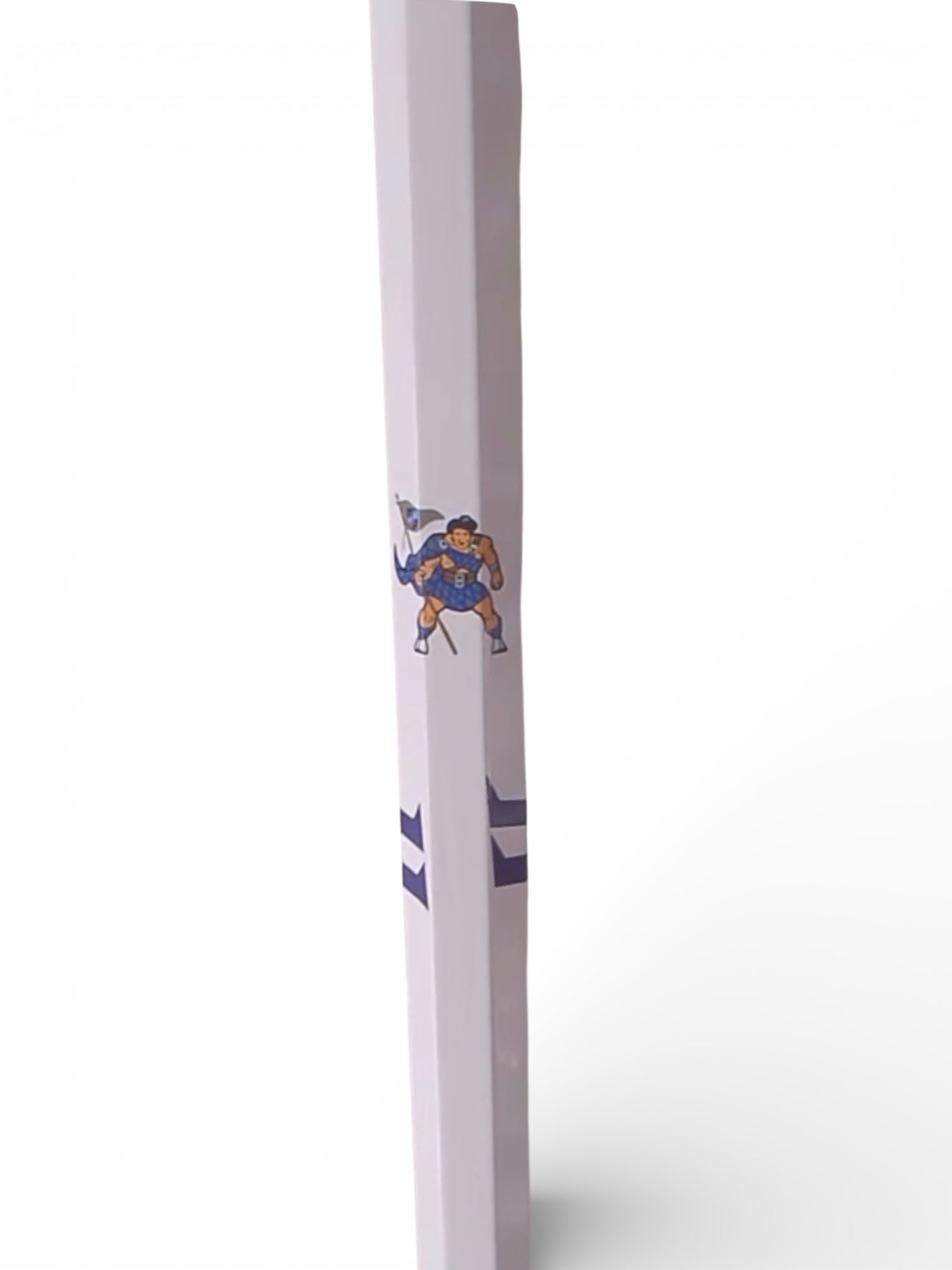 Custom Herricks White Faded to Blue Kingdom Carbon Fiber Lacrosse Shaft