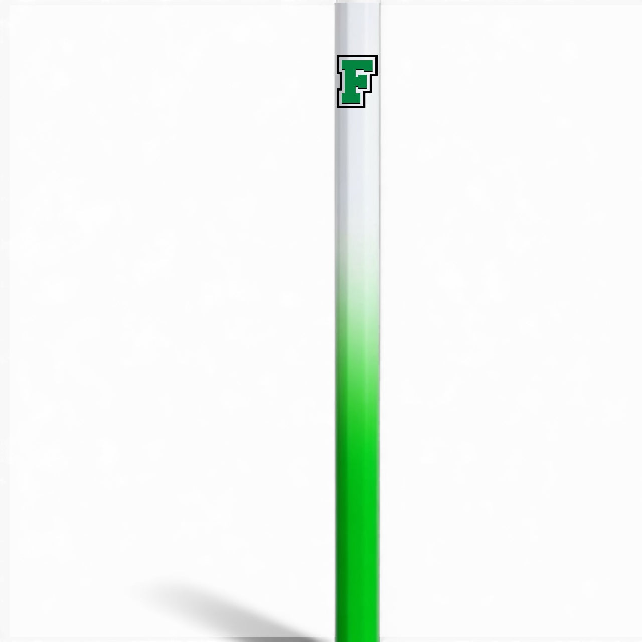 Custom white to Green Fade Farmingdale DalersKingdom Carbon Fiber Elite lacrosse shaft