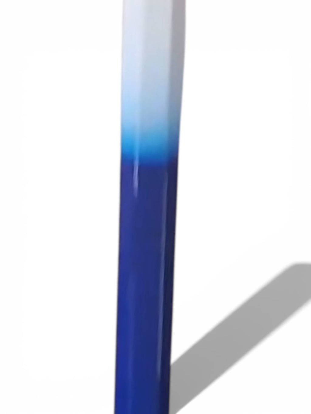 Custom Herricks White Faded to Blue Kingdom Carbon Fiber Lacrosse Shaft